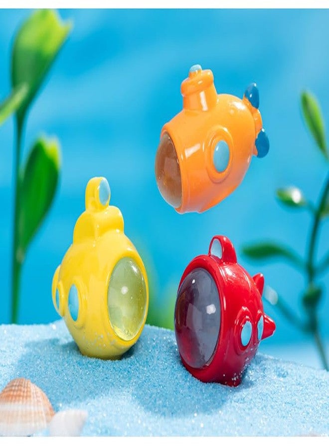WinldMonmo 4 Pcs Miniature Underwater Submarine Resin Figurines - Creative Marine Landscape Decor for Aquariums, Fish Tanks, and Desktop Accessories - Cute Ocean-Themed Ornaments for Various Occasions - Image 4